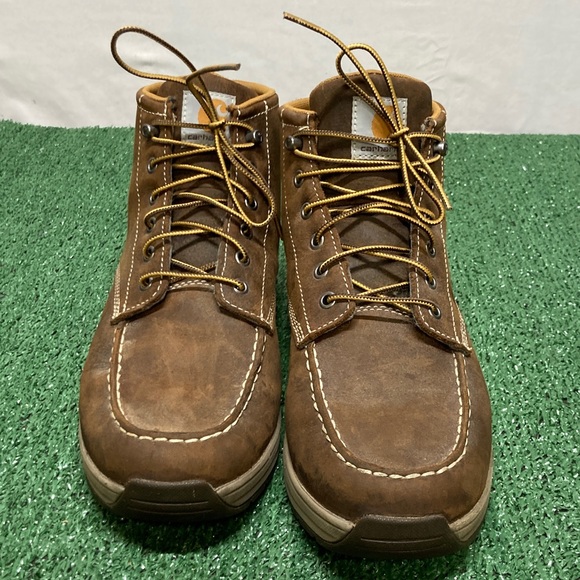 Carhartt Men's Tan Work Boots size 10.5 (OKPM-02-035) - Picture 2 of 10